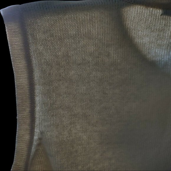 NWT CDP & Co Vintage Christmas Sweater vest glittery silver gold snowflakes - Picture 10 of 10